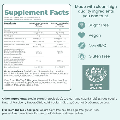 3 Bottles of Kids Sleep Gummies